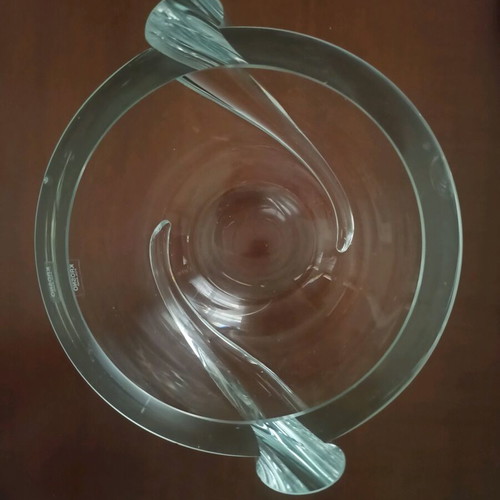 KROSNO crystal container used, Polish crystal