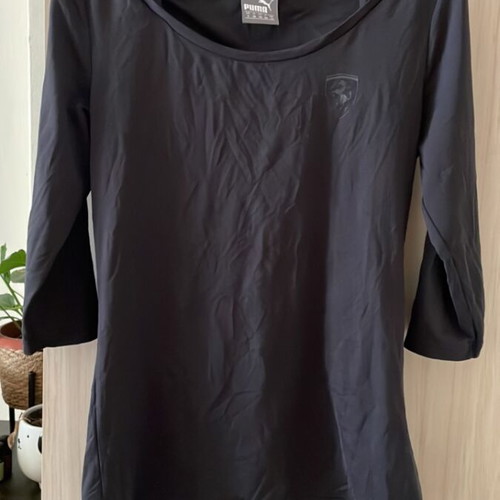 PUMA x Ferrari women's top with 7/8 sleeves