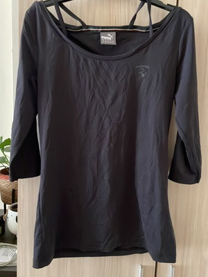 PUMA x Ferrari women's top with 7/8 sleeves