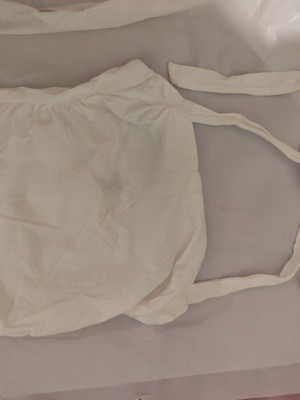 White top like new with neck tie, size S