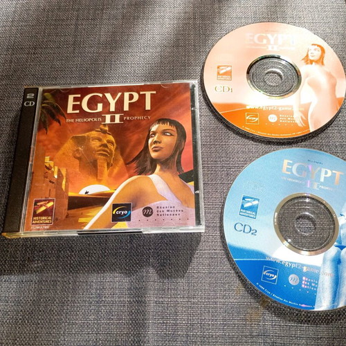 Egypt II The Heliopolis Prophecy PC game used, complete Big Box