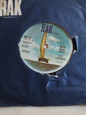 C.C.S. Boom Boom Boom / Whole Lotta Love 7" βινύλιο μεταχειρισμένο, ροκ