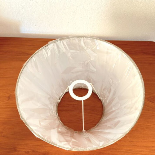 Beige conical lampshade 27x30cm, sealed
