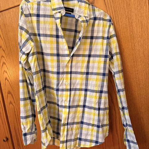 Massimo Dutti Men’s Plaid Shirt Size M Like New