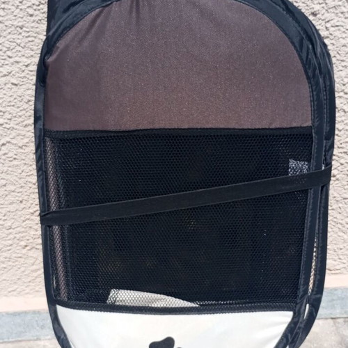 Dog Playpen Brown Beige 91x91x58cm