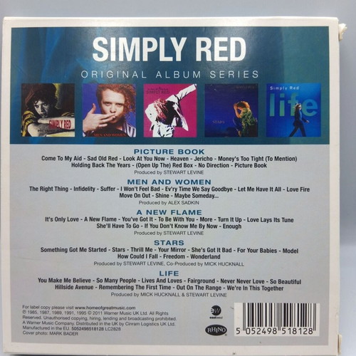 Simply Red Original Album Series 5CDs like new, R&B / Soul