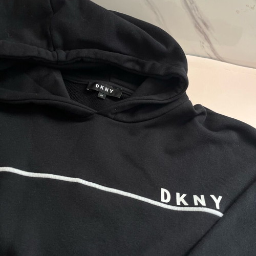 DKNY sweatshirt for 10-year-old girls like new, black