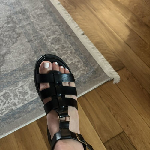 Chunky Gladiator Sandals black size 39 like new