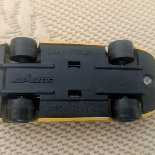 Majorette Gran Turismo toy car used, yellow
