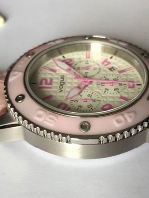Vogue 202017201 pink wristwatch new with leather strap