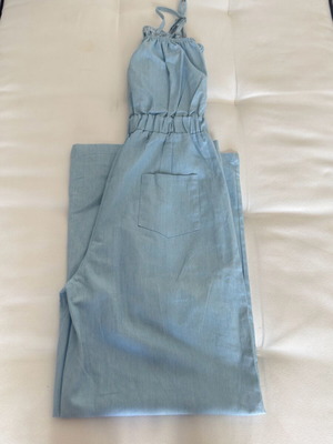 Rock Slave denim jumpsuit new, elastic fabric, blue