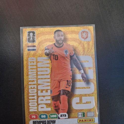 Memphis Depay World Cup 2026 Limited Edition Premium Gold Card