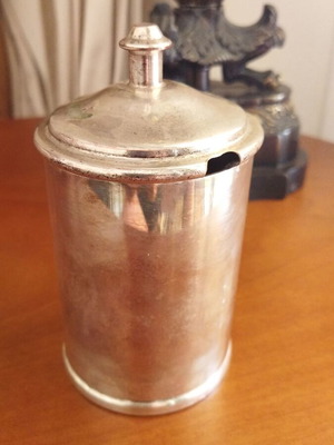 Silver Plated sugar bowl used, Apolo house Brazil