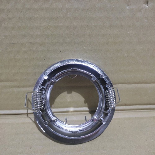 Recessed round adjustable spot light nickel matte new