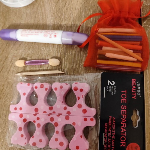 Nail glitter and various nail care items new pack