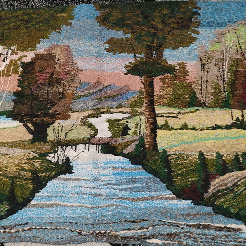 large handmade wall tapestry