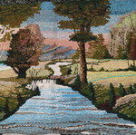 large handmade wall tapestry