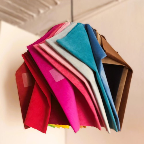 The Swatch Swirl Redesign Pendant Light new, upcycled interactive