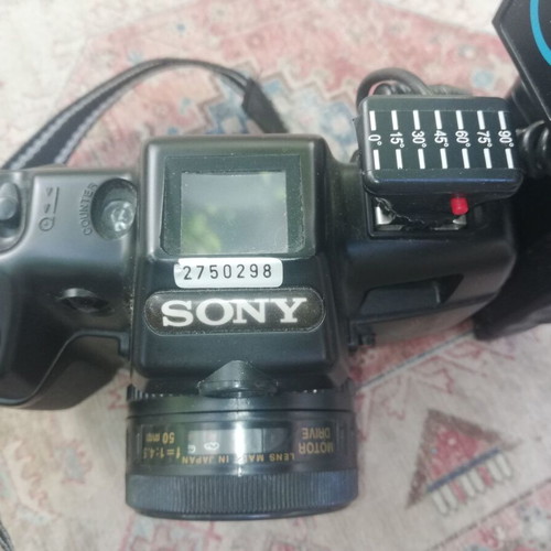 Sony Big Royal View vintage 35mm film camera used with flash