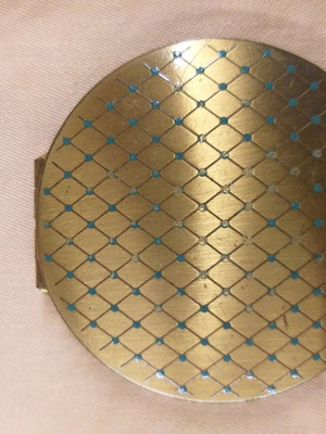 Stratton vintage English powder compact used