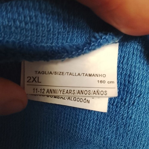 Benetton cardigan for boy 11-12 years like new, blue