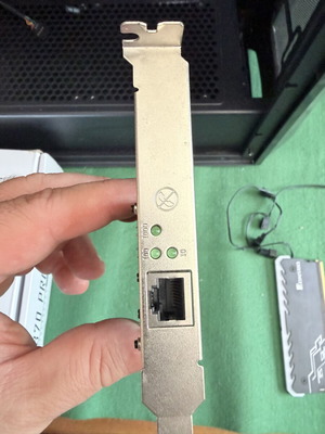 Network adapter card for desktop computer
