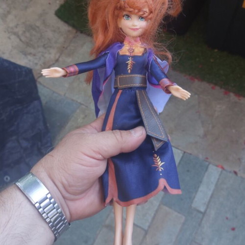 Disney Frozen II Singing Anna Musical Fashion Doll like new