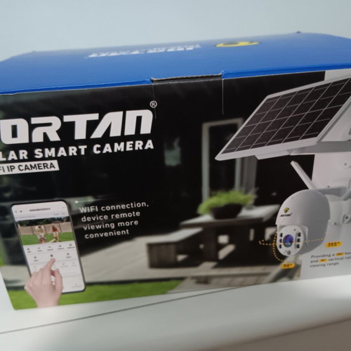 JORTAN Camera 1080p dual mode with wifi, 4G sim card and solar panel