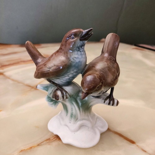 Porcelain bird figure Gerold Bavaria like new