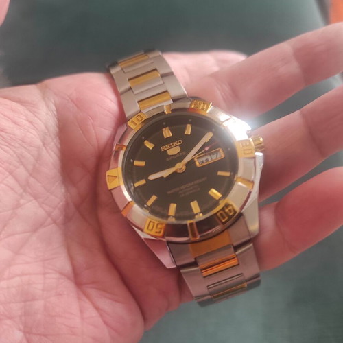 Seiko men's watch used, vintage, silver