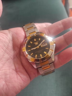 Seiko men's watch used, vintage, silver