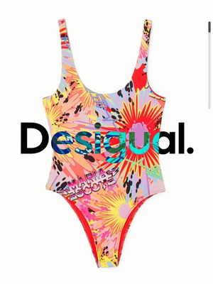 María Escoté Capsule for Desigual bodysuit XL new, colorful