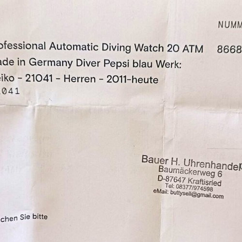 Seiko NH35 Professional Diver Watch 20 ATM, silver