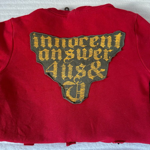 Sprint long cardigan used, red, size 6 years, 122 cm