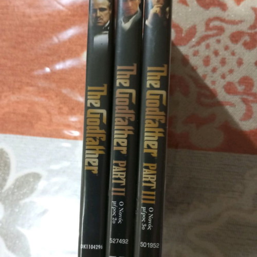 The Godfather DVD Trilogy used with Greek subtitles