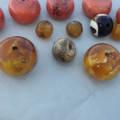 Kachraman Amber Faturan Coral Beads like new, mixed set