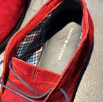Tommy Hilfiger red ankle boots like new, size 42