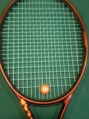 Wilson Six One 95 V14 ρακέτα τένις σαν καινούργια, grip 3, χορδές Solinco Mach 10