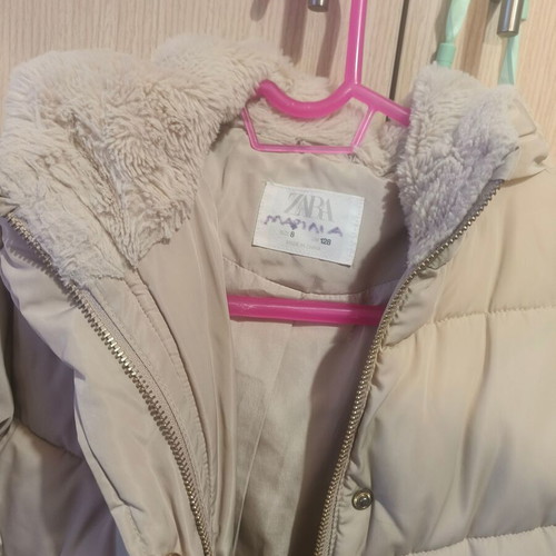 Zara children's jacket like new with warm lining size 128 cm