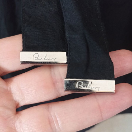 Burberry women's top black, like new, size S, cotton