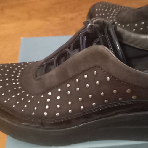 Stonefly anatomic shoes used, black with blue