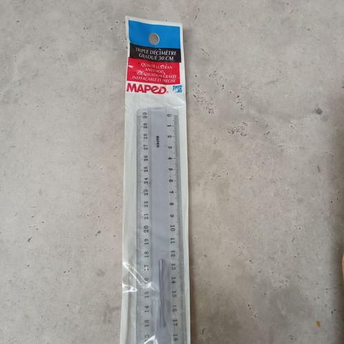 Collectible pack with Pi Mi Prisunic Marinopoulos ruler 1990s new