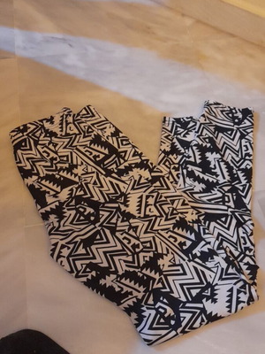 Women's lycra leggings and black Tezenis with lace like new