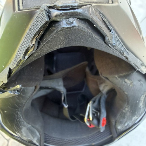 AGV Carbon AX5 helmet used, medium size