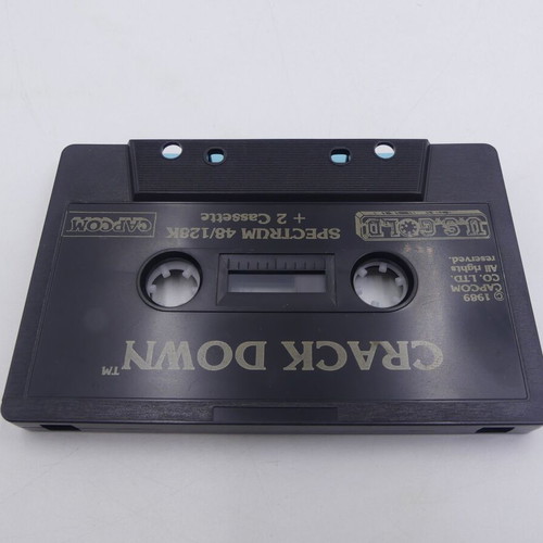 Crack Down Spectrum 48/128K +2 cassette used, Capcom arcade game