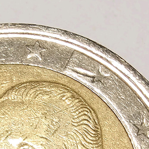 Coins used, 2 pieces with mint error
