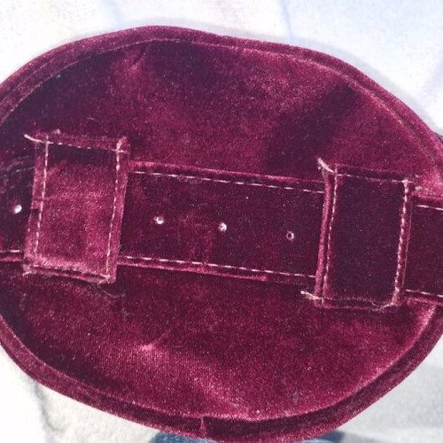 Monki velvet waist bag like new, red