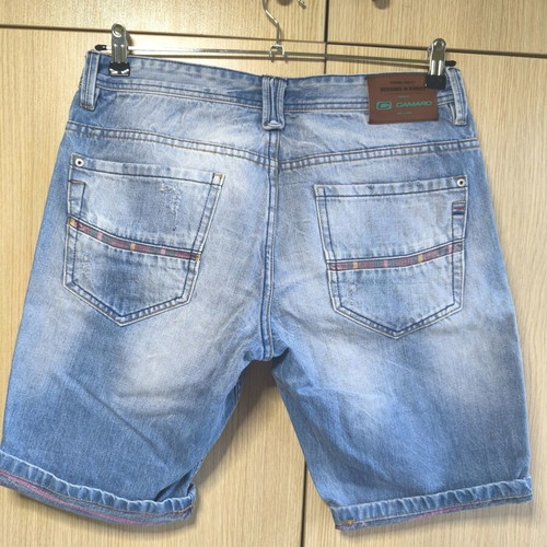 Men's denim bermuda shorts size L like new, blue