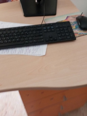 Desk and bedside table set like new for children's room