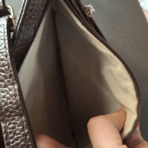 Crossbody bag dark brown like new with adjustable strap